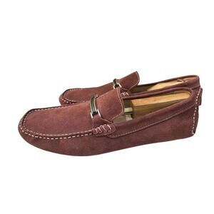 Men's Suede Loafers in Brown